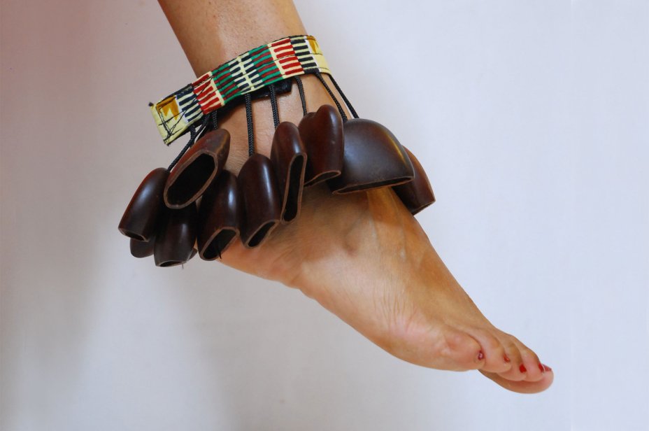 Brazalete para danza africano - Tobillera para danza yuyu de Ghana