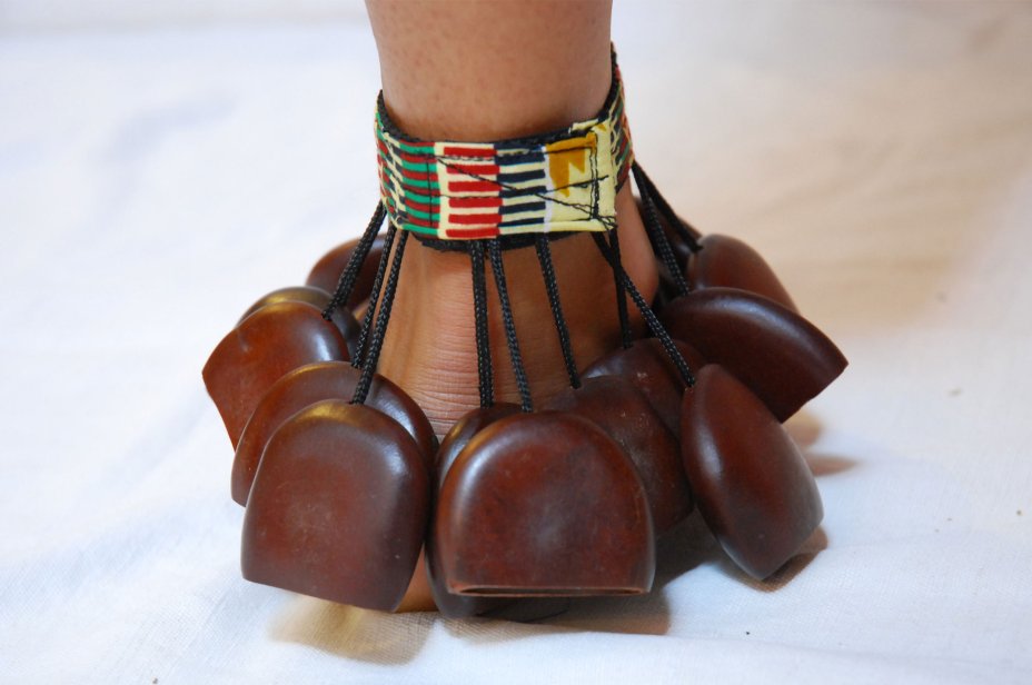 Brazalete para danza africano - Tobillera para danza yuyu de Ghana