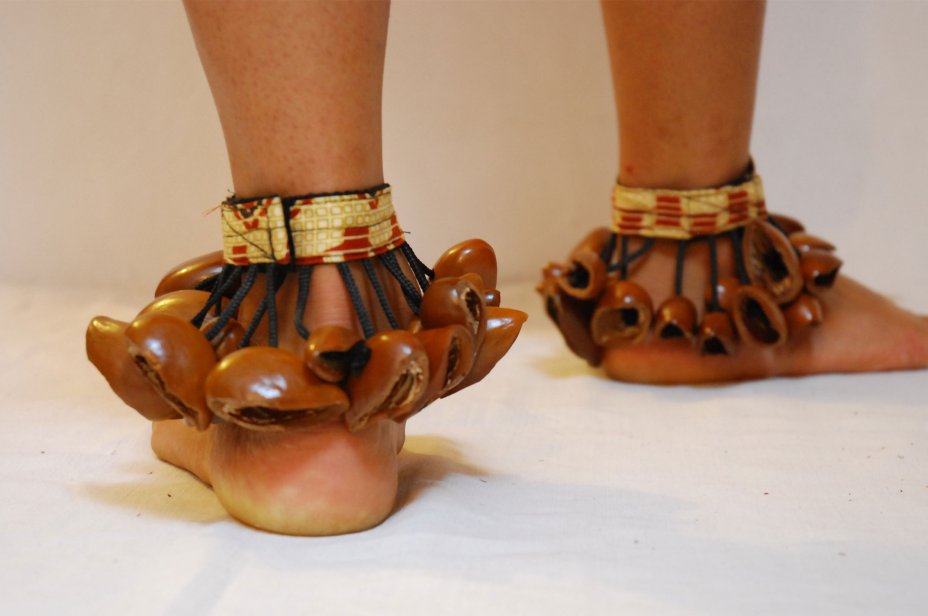 Brazalete para danza africano - Tobillera para danza yuyu de Nigeria