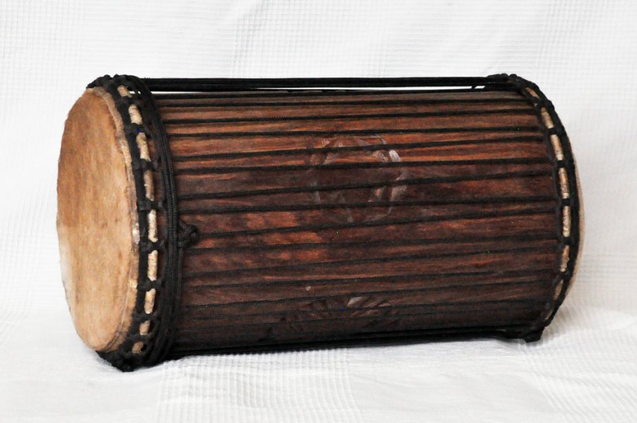 Dundun kenkeni 4 planchas de rosewood - Tambor dundun de Guinea