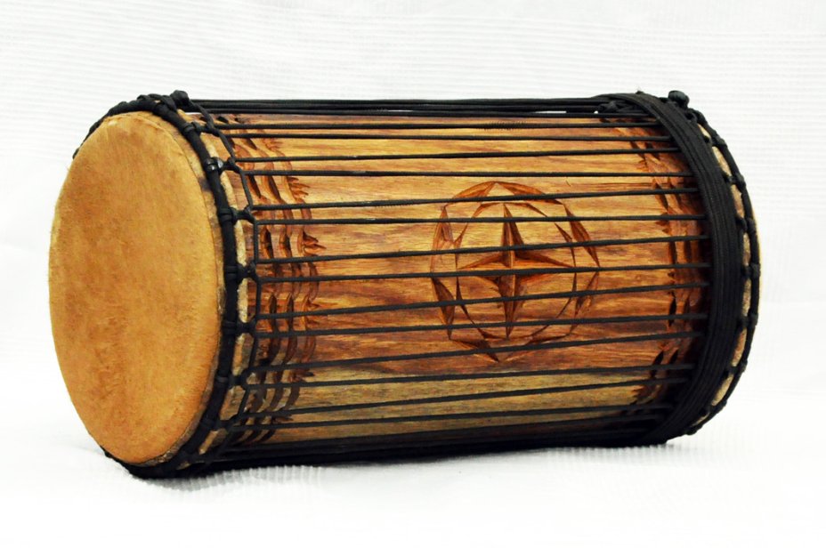 Dundun kenkeni 4 planchas de rosewood - Tambor dundun de Guinea
