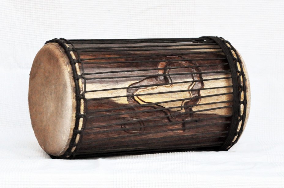 Dundun kenkeni 4 planchas de rosewood - Tambor dundun de Guinea