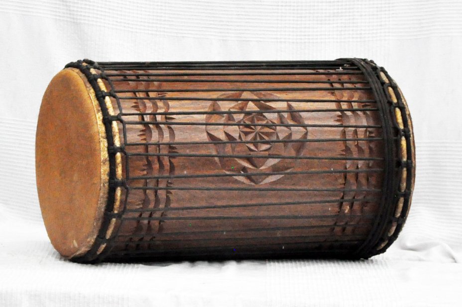 Dundun kenkeni 4 planchas de rosewood - Tambor dundun de Guinea