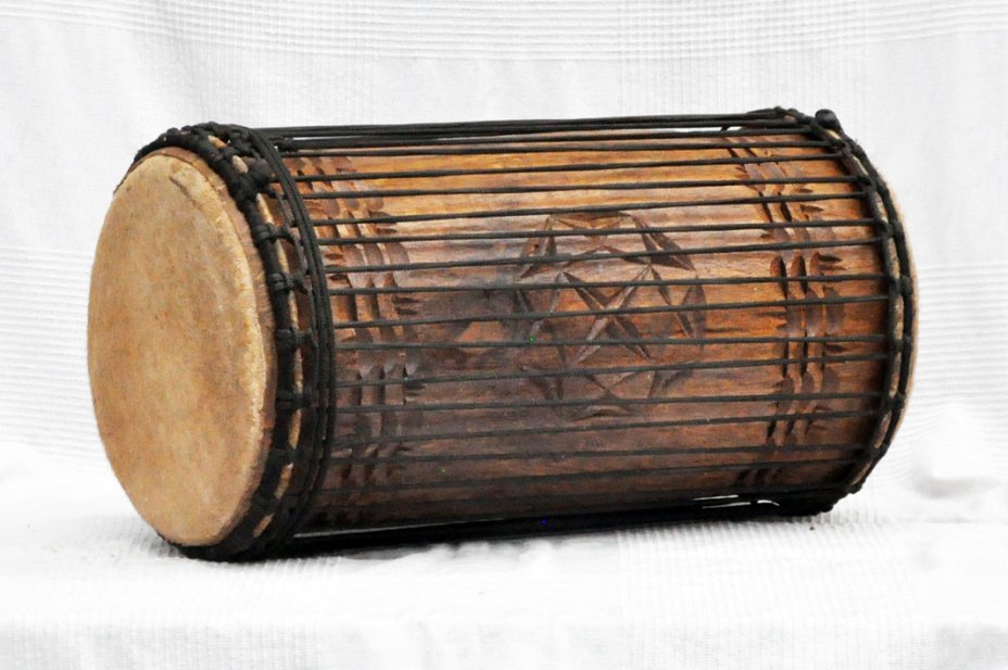 Dundun kenkeni 4 planchas de rosewood - Tambor dundun de Guinea