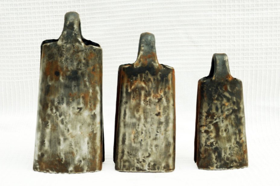 Trio de campanas de dundun de Guinea - Campana dundun