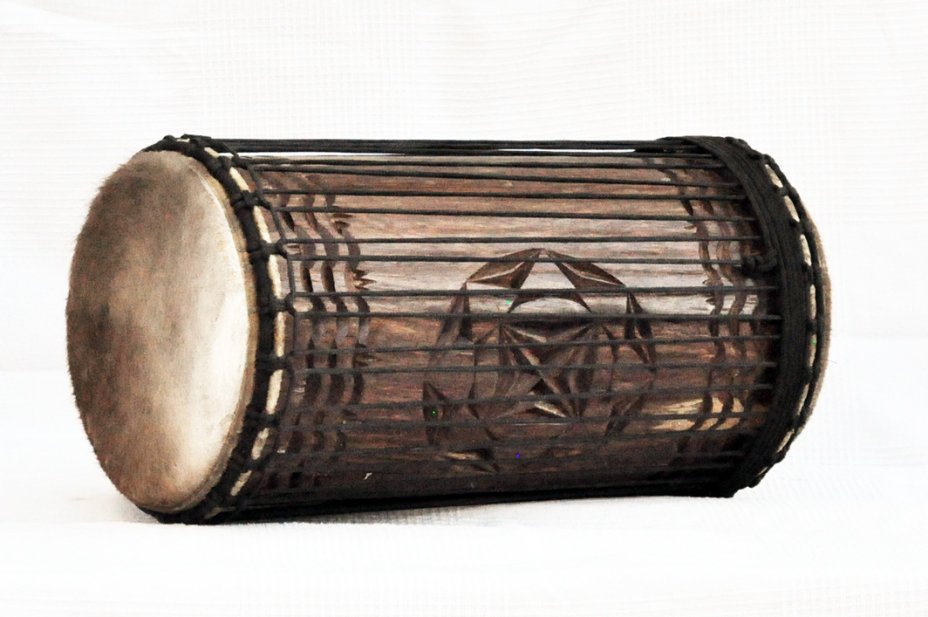 Dundun kenkeni 4 planchas de rosewood - Tambor dundun de Guinea