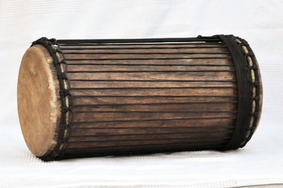 Dundun kenkeni 4 planchas de rosewood - Tambor dundun de Guinea