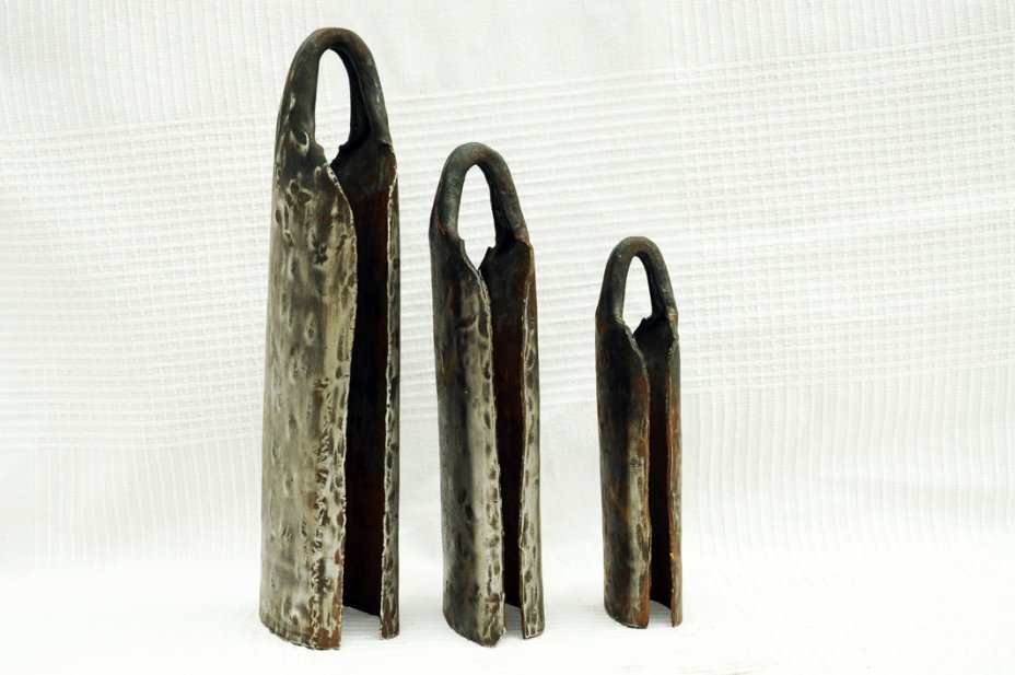 Trio de campanas de Hamana de dundun de Guinea - Campana dundun