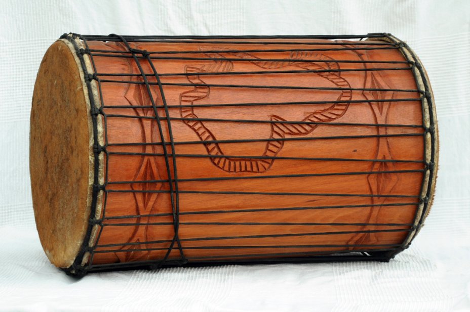 Dundubi Instrument Dundun dundunba 4 planchas de lenke - Tambor dundun de Guinea