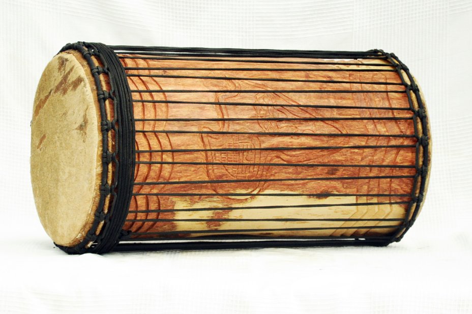 Dundun kenkeni 4 planchas de rosewood - Tambor dundun de Guinea