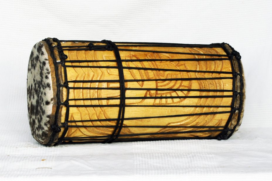 Dundun kenkeni montaje tradicional de melina - Tambor dundun de Guinea