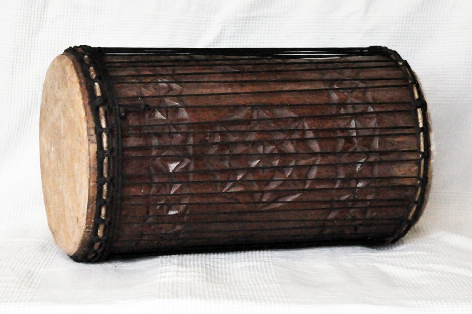 Dundun sangban 4 planchas - Tambor dundun de Guinea de rosewood