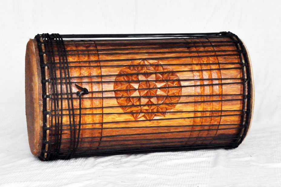 Dundun sangban 4 planchas - Tambor dundun de Guinea de rosewood
