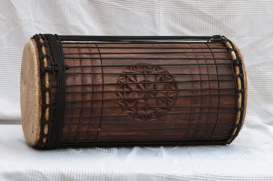 Dundun kenkeni 4 planchas de rosewood - Tambor dundun de Guinea