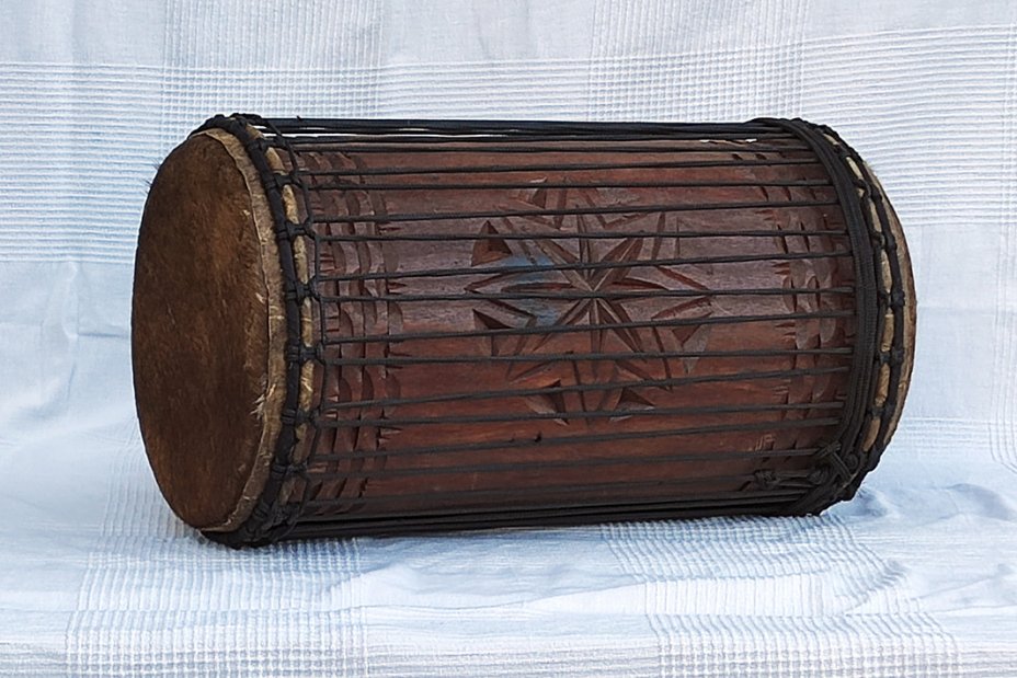 Dundun kenkeni 4 planchas de rosewood - Tambor dundun de Guinea