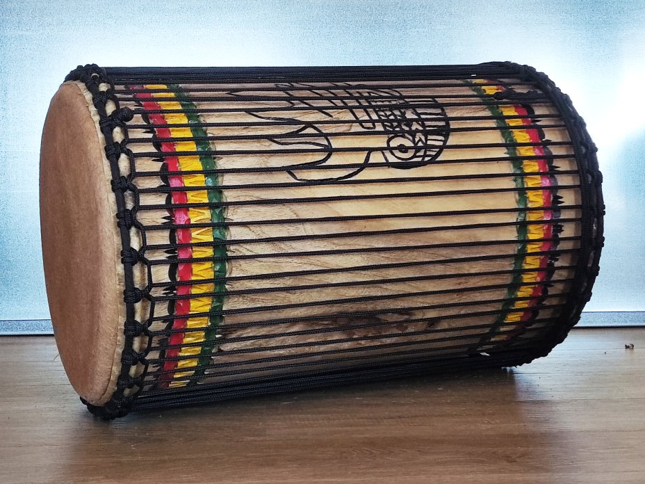 Doundounba de Guinea de melina (montaje 4 aros)