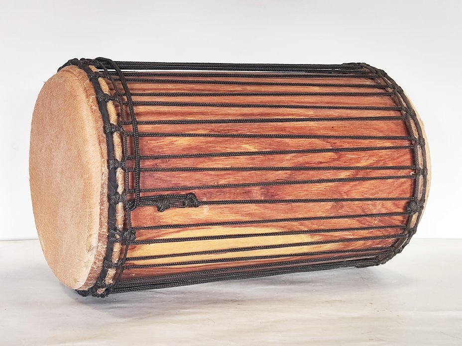 Tambores bajos dundun - Dunun kenkení de Guinea montaje 4 aros