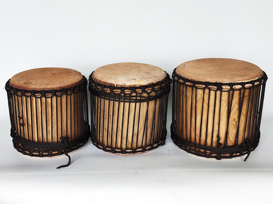 Juego de mini-dununs de Guinea - Tambores dundun
