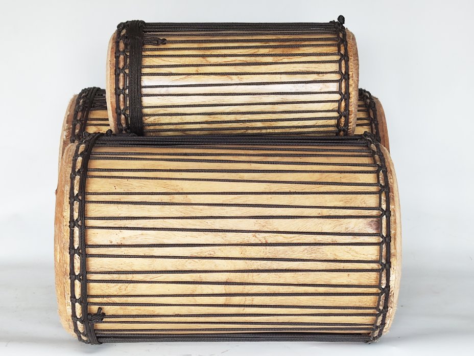Juego de tambores dunun de Guinea de melina