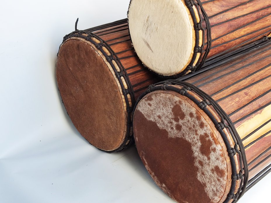 Juego de tambores dunun de Malí de madera de balafón (gueni)