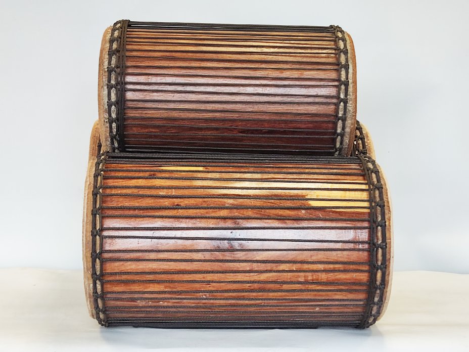 Juego de tambores dunun de Guinea de madera de balafón (gueni)