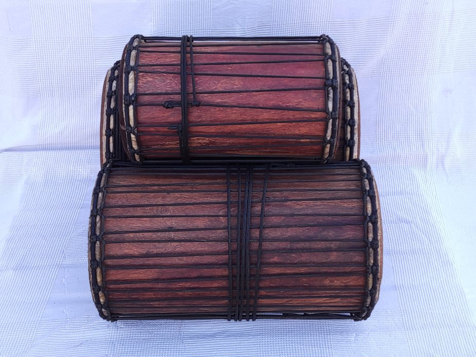 Juego de tambores dunun de Malí de madera de balafón (gueni)